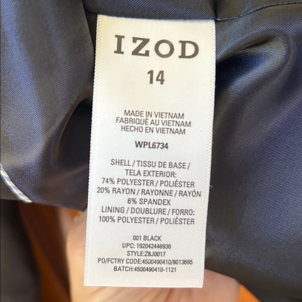Black Youth IZOD Blazer - Picture 5 of 9